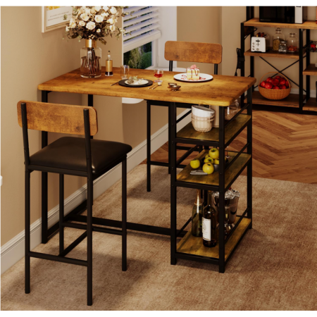 Dining Table Set for 2, Bar Table and Chairs for 2